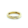 MODERN AMORE "LOVE" BAND 18k YELLOW  AND DIAMOND GOLD  RING