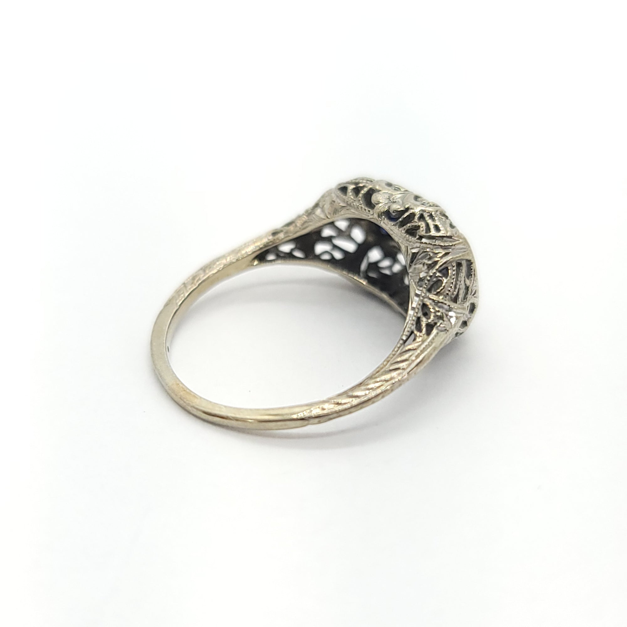 Antique clearance filigree ring