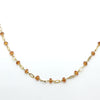 aaa citrine 14K YELLOW GOLD by the yard