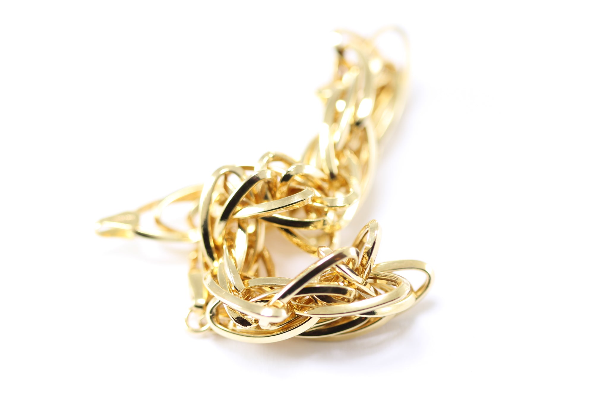 14K YELLOW GOLD ROPE BRACELET