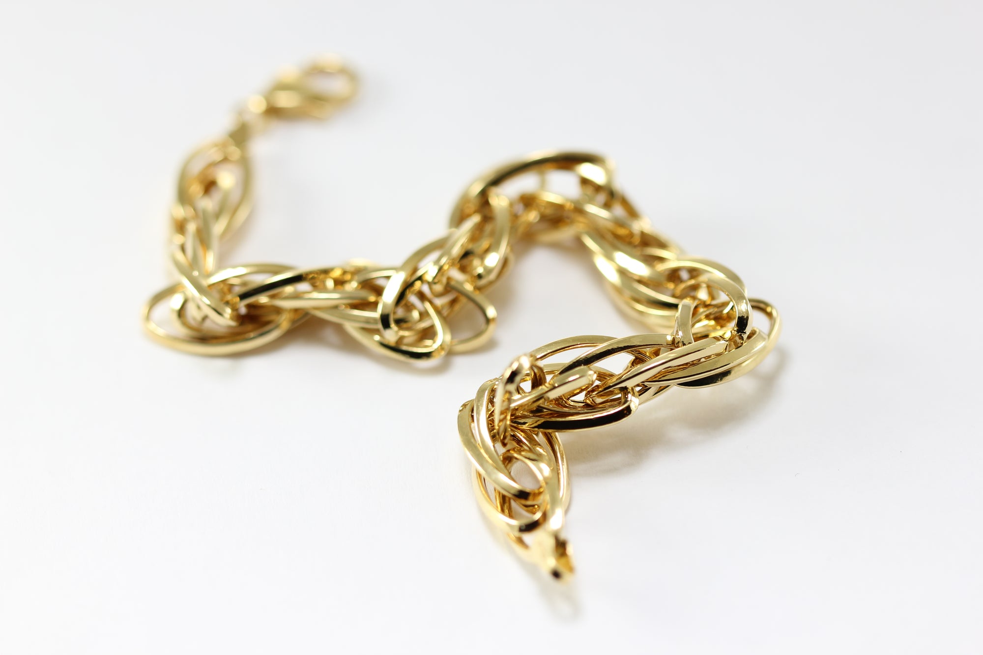 14K YELLOW GOLD ROPE BRACELET